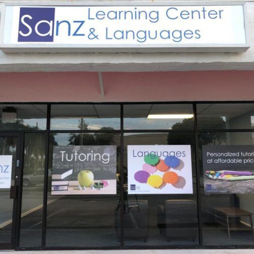 Front. Sanz Learning Center and Languages